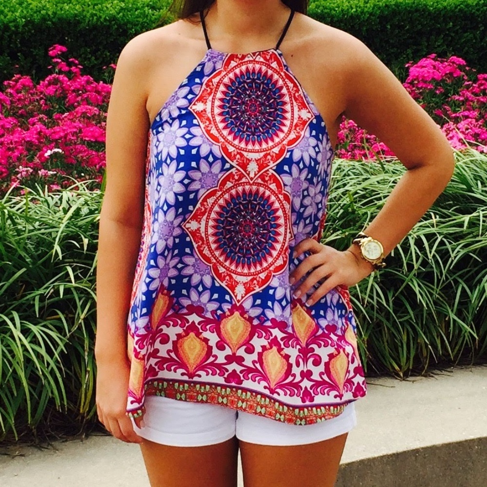Multicolor Tank